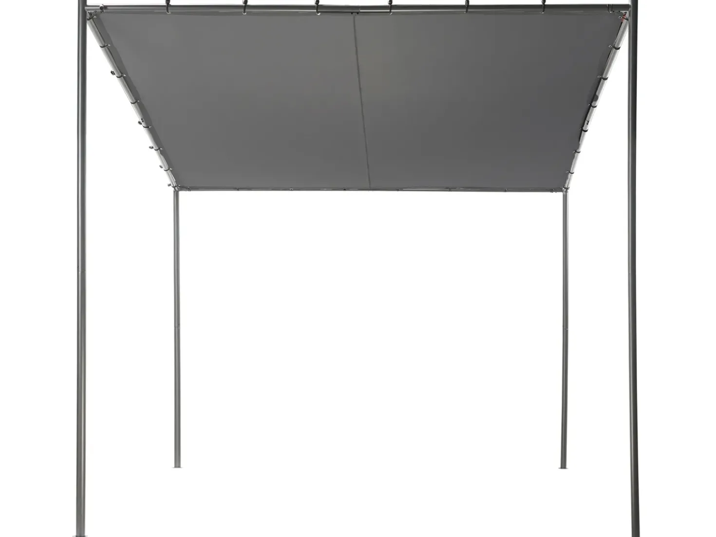 Gazebo VIMINO Metallo 282 cm 294 cm Grigio scuro