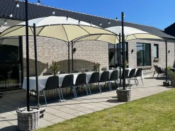 Gazebo VOMERO Metallo 305 cm 305 cm Beige