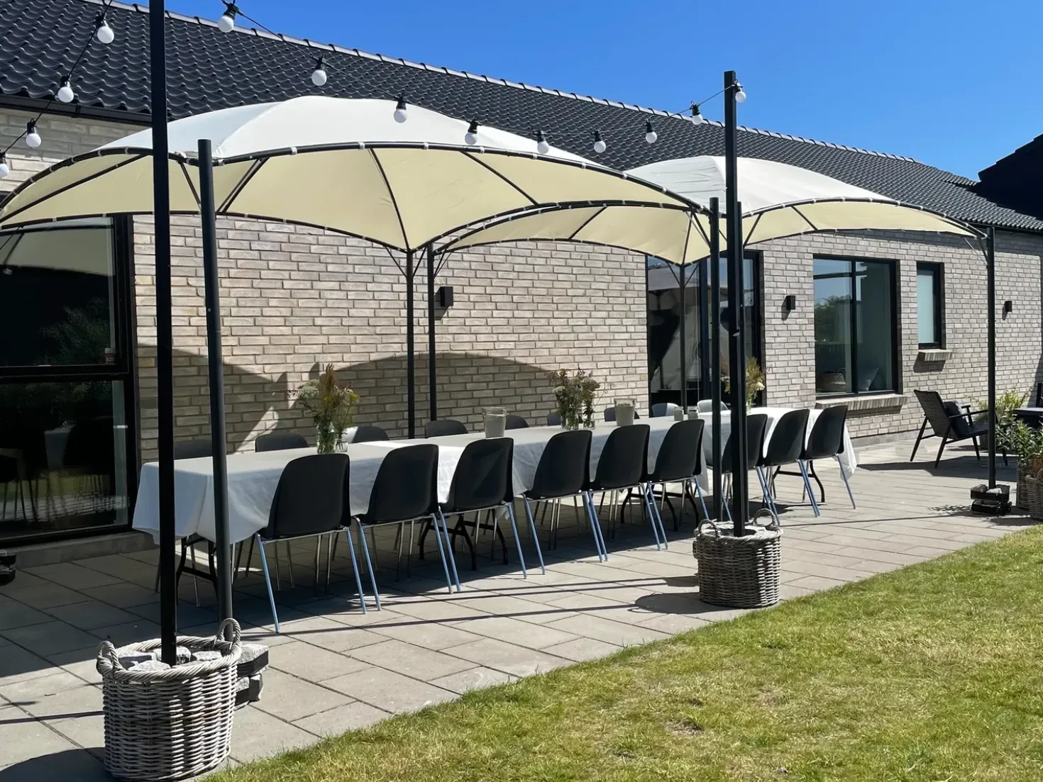 Gazebo VOMERO Metallo 305 cm 305 cm Beige
