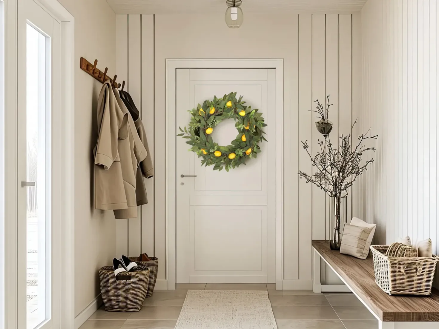 Ghirlanda Decorativa LENRUN 50 cm Verde