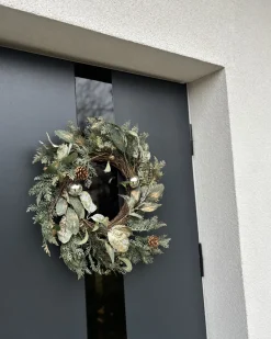 Ghirlanda di Natale HOVILA Oro 45 cm