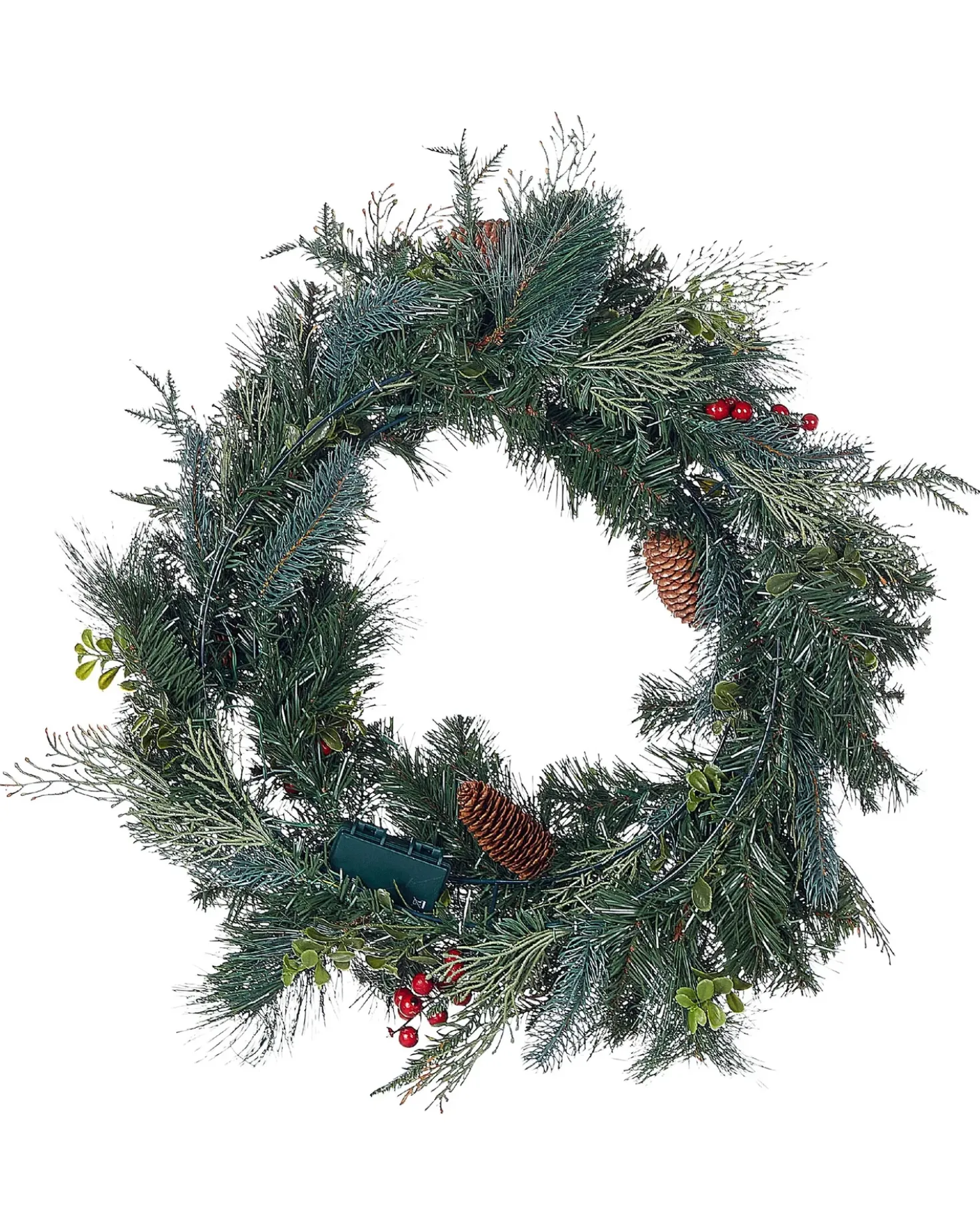Ghirlanda di Natale LED ELBRUS Verde 60 cm