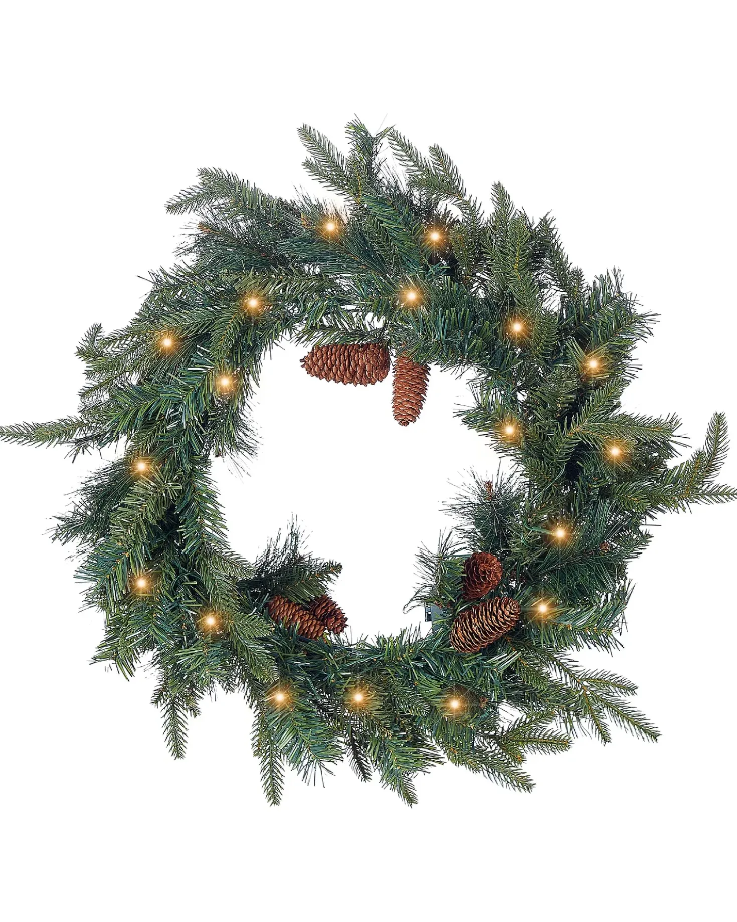 Ghirlanda di Natale LED KAMERUN Verde 60 cm