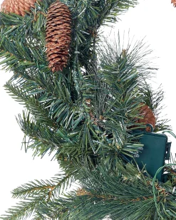 Ghirlanda di Natale LED KAMERUN Verde 60 cm