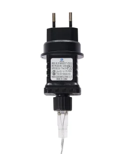 Ghirlanda di Natale LED MUGGAN Ghirlanda 52 cm Nero