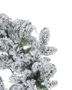 Ghirlanda natalizia innevata LED SUNDO Bianco 70 cm