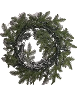 Ghirlanda natalizia innevata LED SUNDO Bianco 70 cm