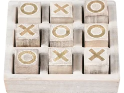 Gioco del Tris ASJUT Legno di mango Beige