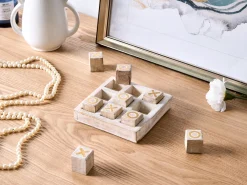 Gioco del Tris ASJUT Legno di mango Beige