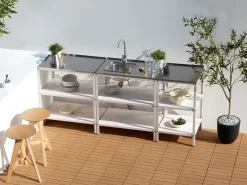 Isola per cucina esterna VILAMA Bianco