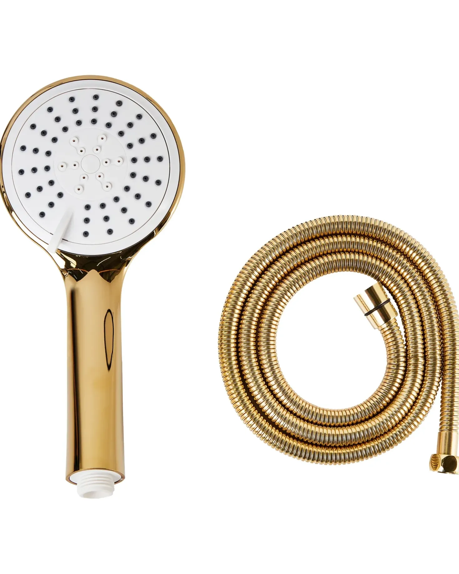 Kit doccia con soffione e flessibile TUMPLE 3 Funzioni Oro