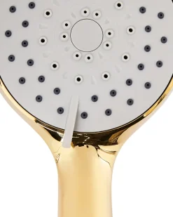Kit doccia con soffione e flessibile TAMUSHAL 3 Funzioni Oro