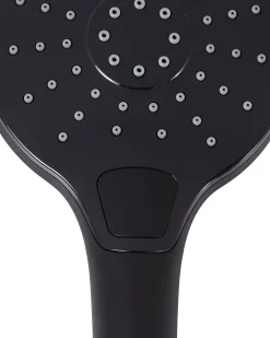 Kit doccia con soffione e flessibile IQUIRA 4 Funzioni Nero