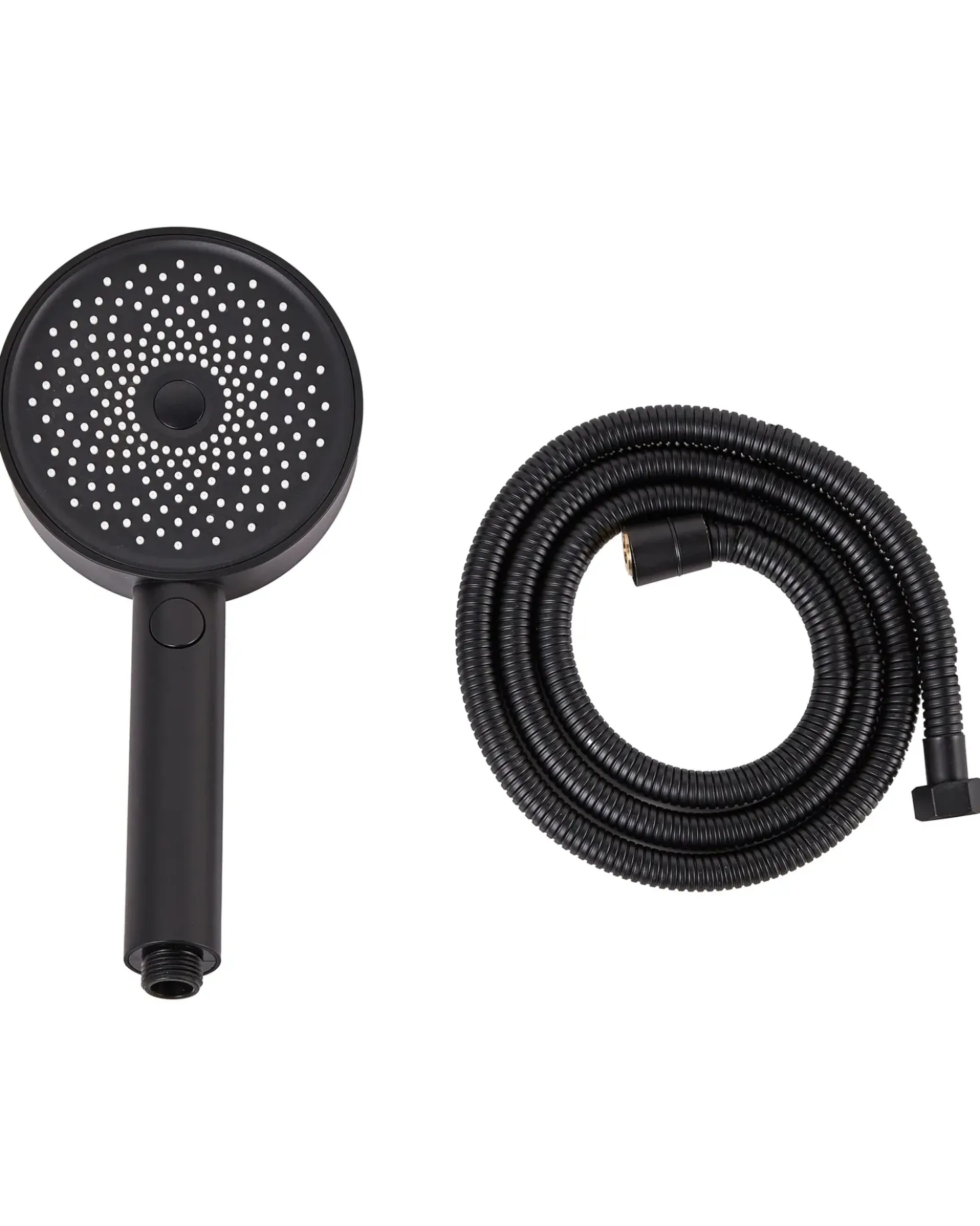 Kit doccia con soffione e flessibile UYUCA 4 Funzioni Nero