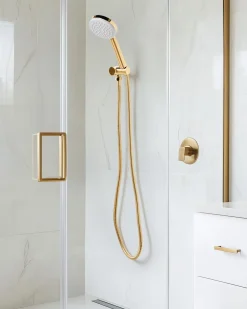 Kit doccia con soffione e flessibile AYPATE Oro
