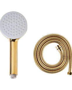 Kit doccia con soffione e flessibile AYPATE Oro