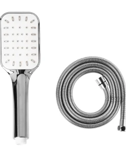 Kit doccia con soffione e flessibile AMAJA Argento