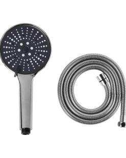 Kit doccia con soffione e flessibile MAPIRI 6 Funzioni Argento