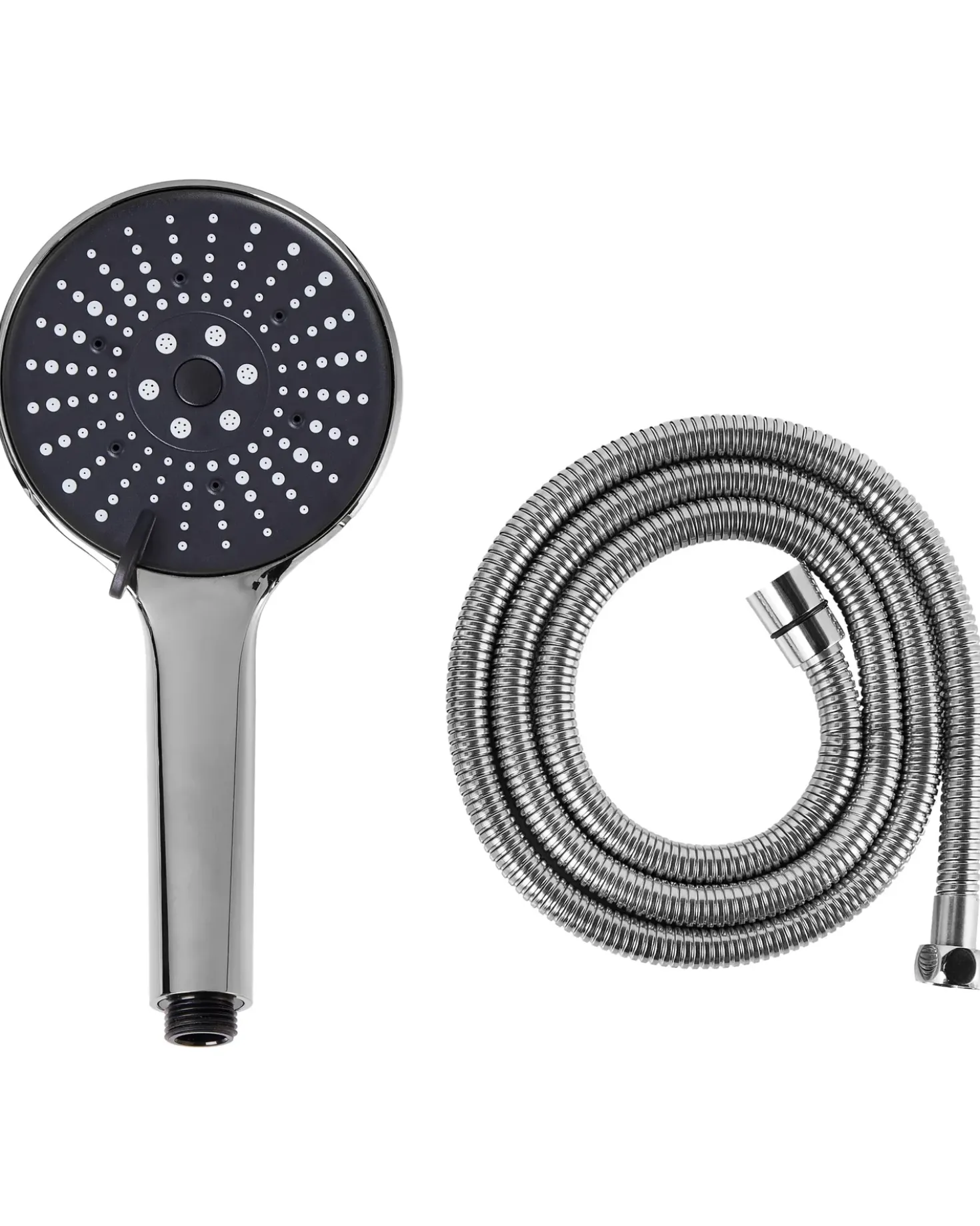 Kit doccia con soffione e flessibile MAPIRI 6 Funzioni Argento