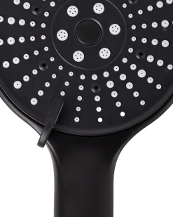 Kit doccia con soffione e flessibile MAPIRI 6 Funzioni Nero