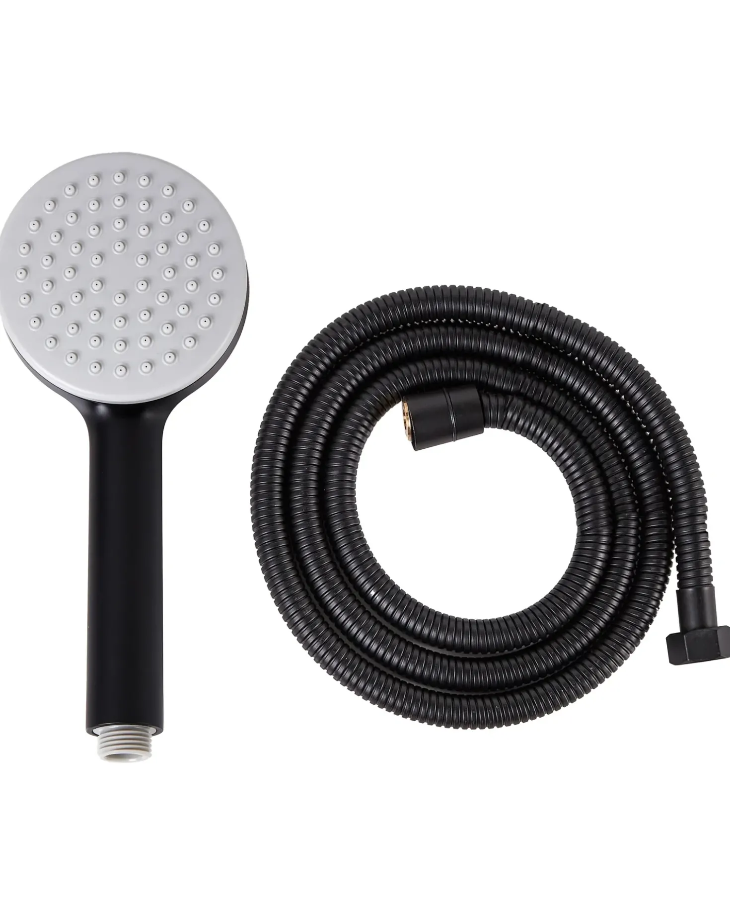 Kit doccia con soffione e flessibile AYPATE Nero