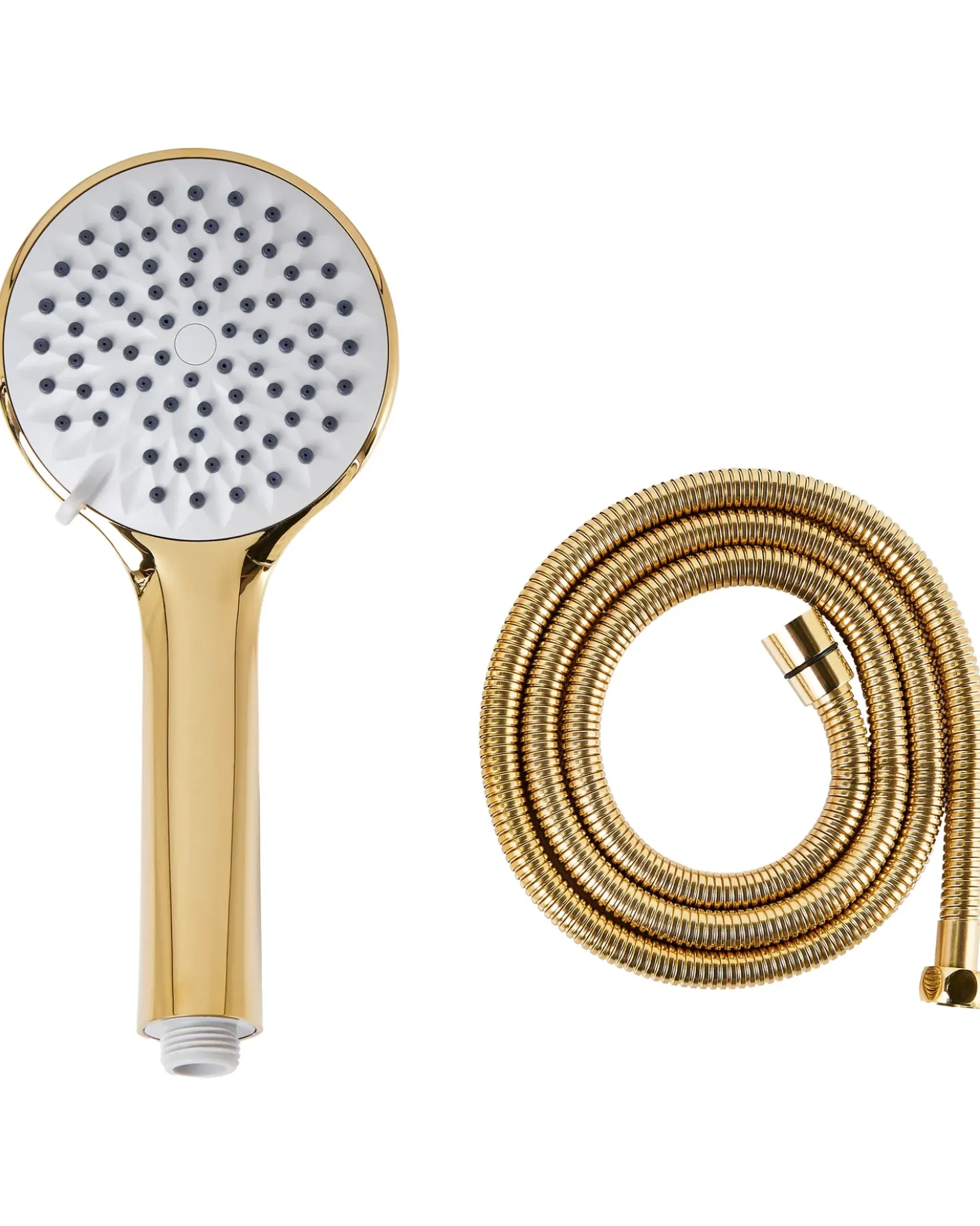 Kit doccia con soffione e flessibile TARMA 4 Funzioni Oro