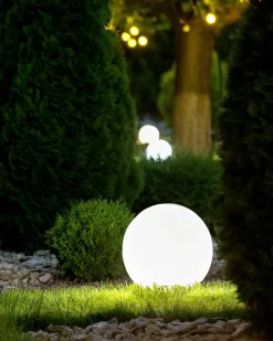 Lampada a sfera LED per esterni JOCOY con telecomando Bianco