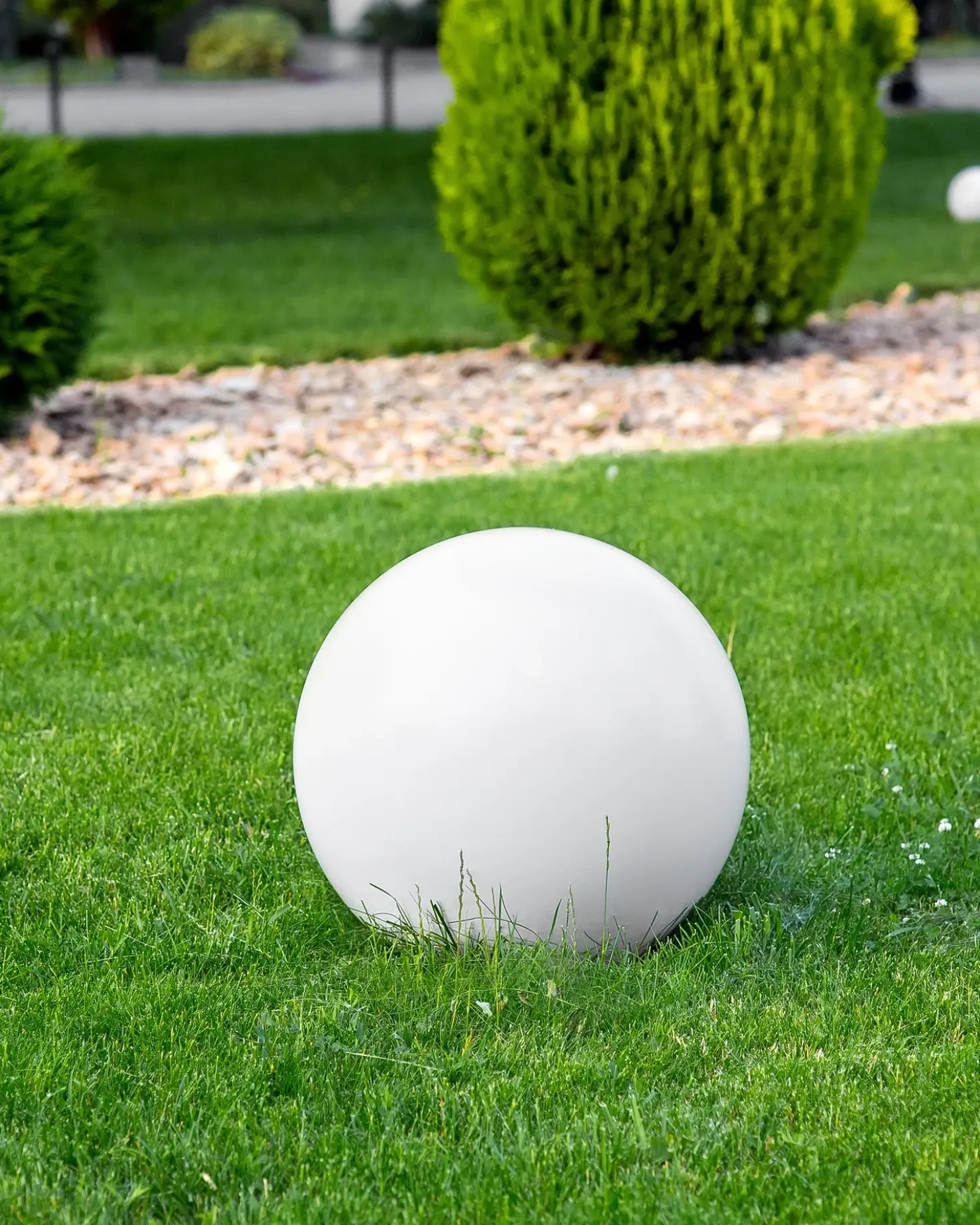 Lampada a sfera LED per esterni JOCOY con telecomando Bianco