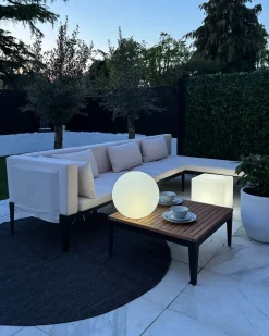 Lampada a sfera LED per esterni JOCOY con telecomando Bianco