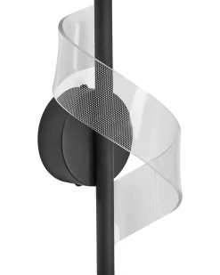 Lampada da parete a LED SARELA Metallo Nero