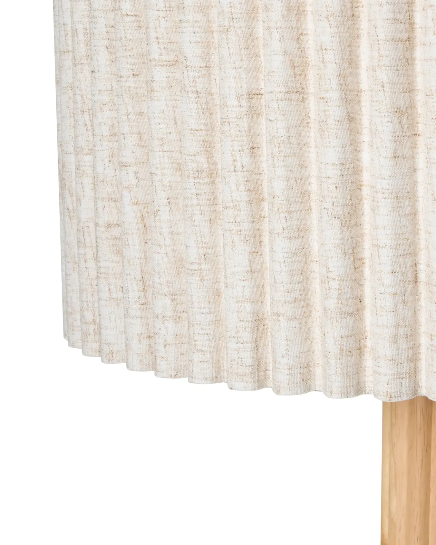 Lampada da pavimento BELESSA Lino Beige chiaro