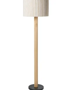 Lampada da pavimento BELESSA Lino Beige chiaro