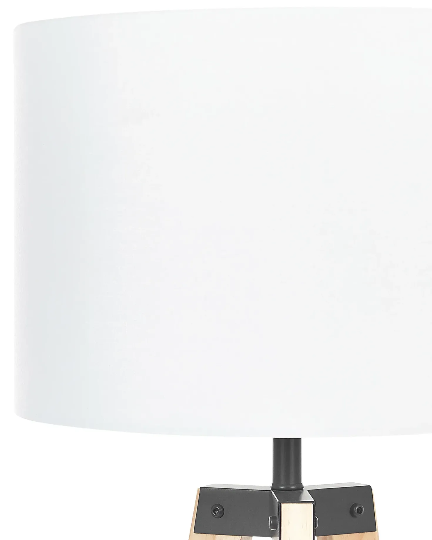 Lampada da pavimento BLUFF Legno di pino Bianco