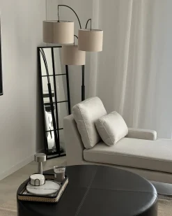 Lampada da pavimento CARONI Lino Beige