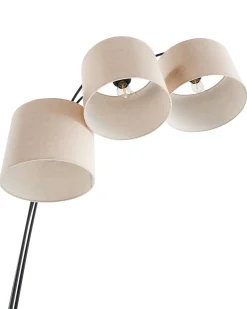 Lampada da pavimento CARONI Lino Beige