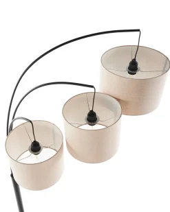 Lampada da pavimento CARONI Lino Beige
