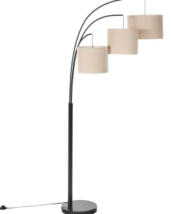 Lampada da pavimento CARONI Lino Beige