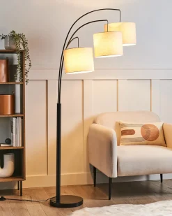 Lampada da pavimento CARONI Lino Beige