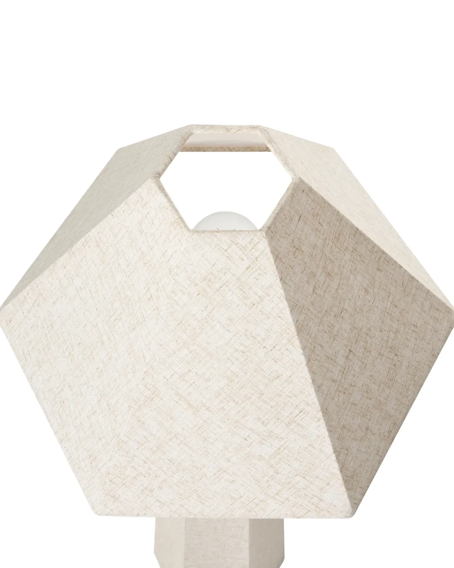 Lampada da pavimento DEMBI Lino sintetico Beige chiaro