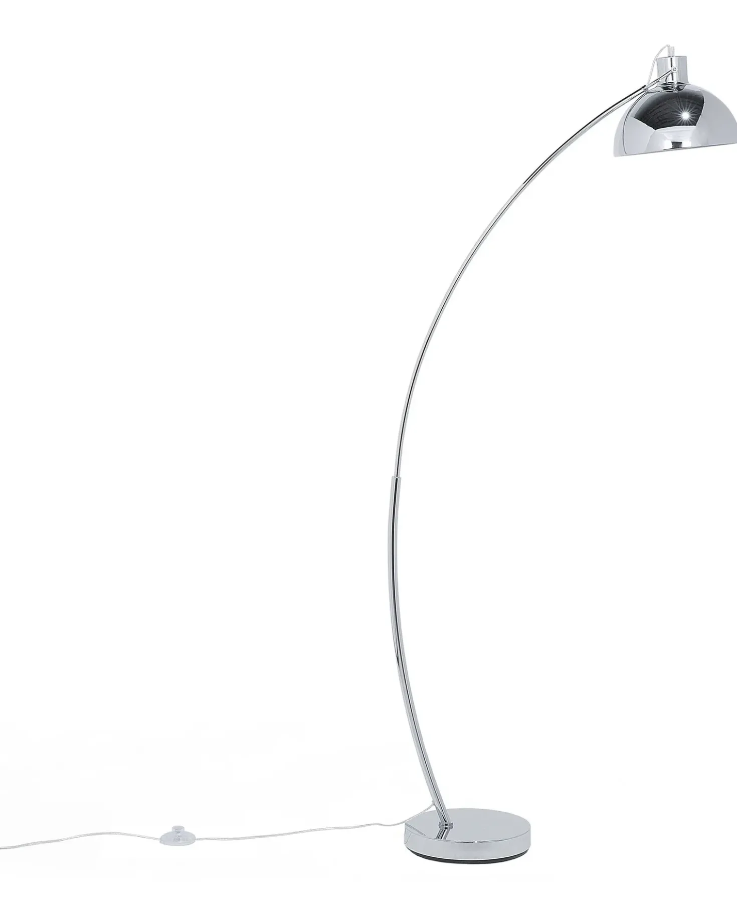 Lampada da pavimento DINTEL Metallo Argento