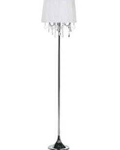 Lampada da pavimento EVANS Metallo Bianco