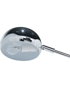 Lampada da pavimento FLINDERS Regolabile Metallo Argento