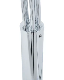 Lampada da pavimento FLINDERS Regolabile Metallo Argento