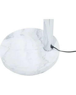 Lampada da pavimento FLINDERS Regolabile Metallo Argento