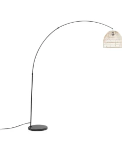 Lampada da pavimento GUAVIARE Rattan Beige