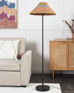 Lampada da pavimento KYOGA Corda di carta Beige