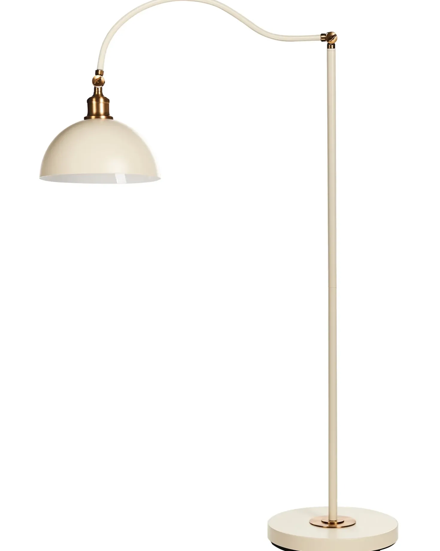 Lampada da pavimento LENNON Regolabile Metallo Beige chiaro