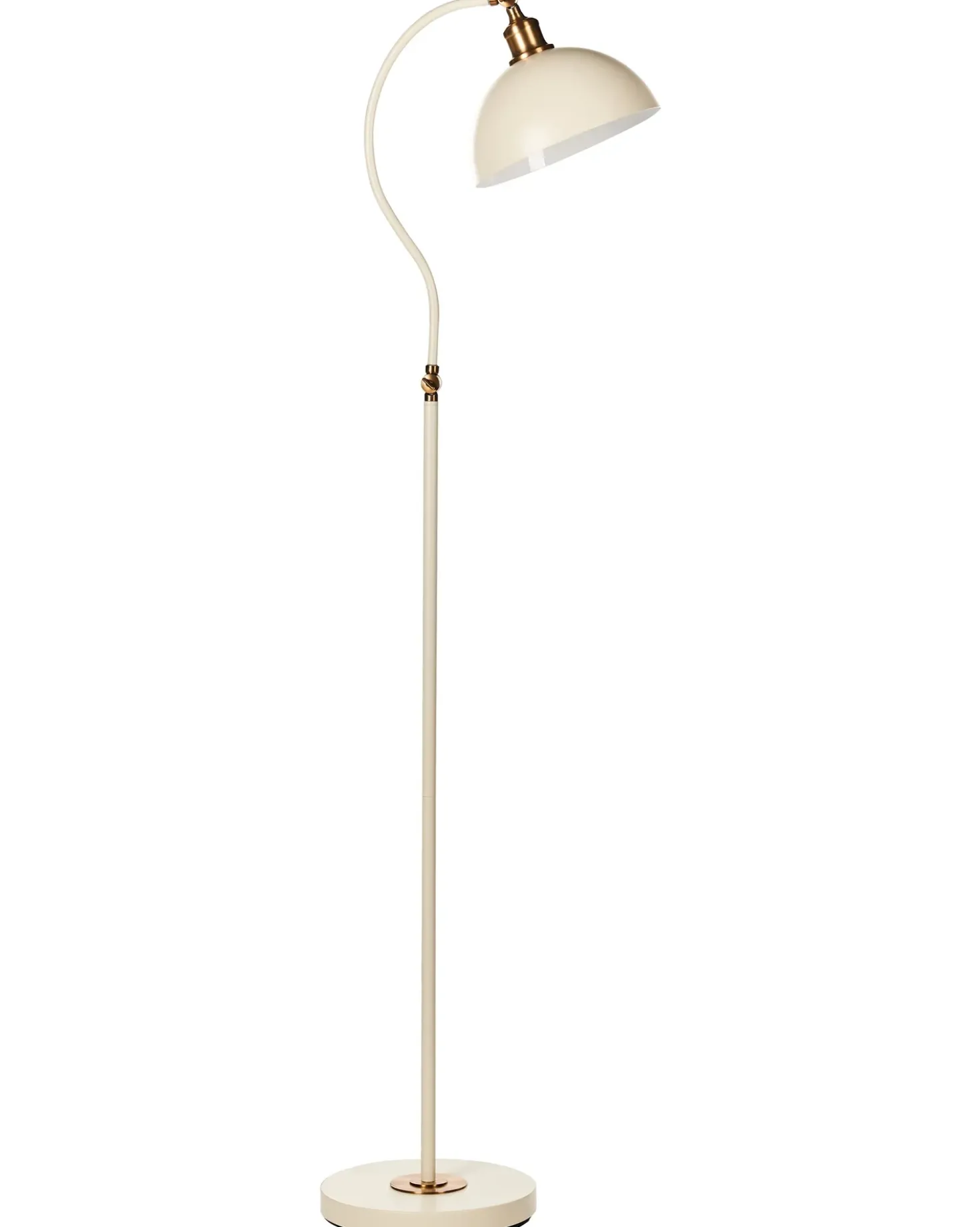 Lampada da pavimento LENNON Regolabile Metallo Beige chiaro