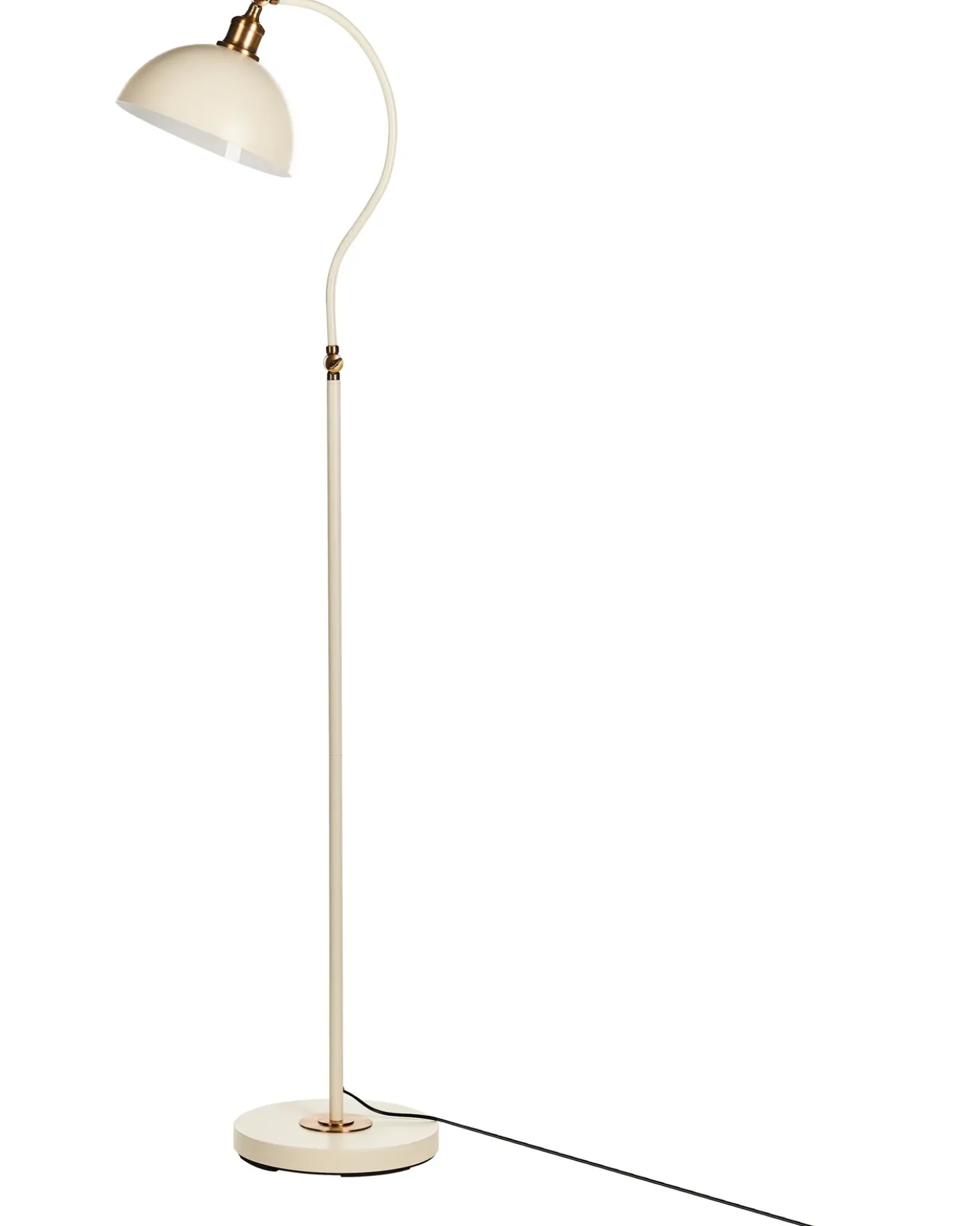 Lampada da pavimento LENNON Regolabile Metallo Beige chiaro
