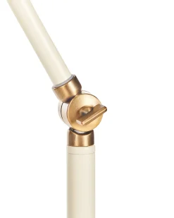 Lampada da pavimento LENNON Regolabile Metallo Beige chiaro